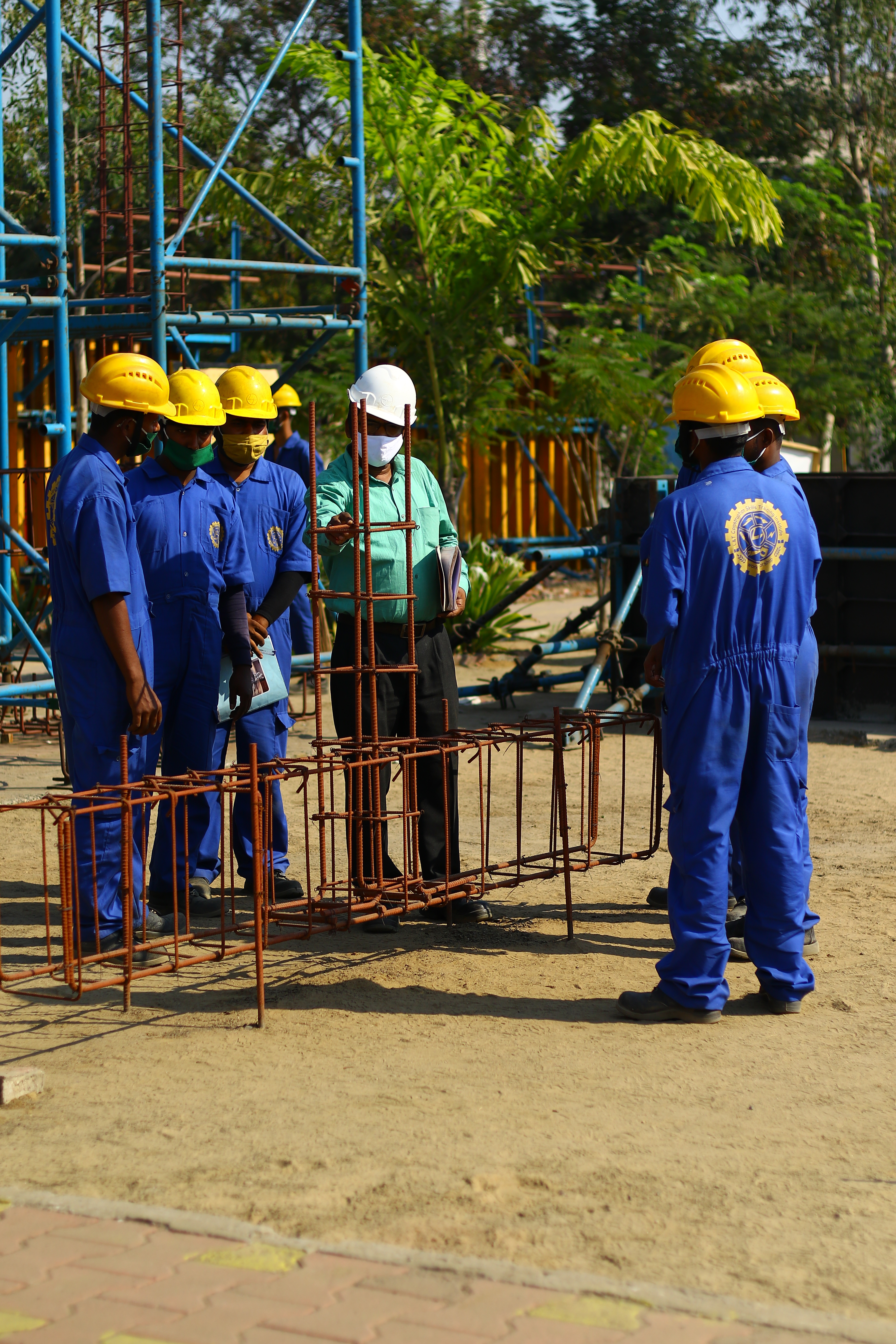 Excavation work underway at C-4 Construction SIte near Valsad (Gujarat) on 10 Feb 2021